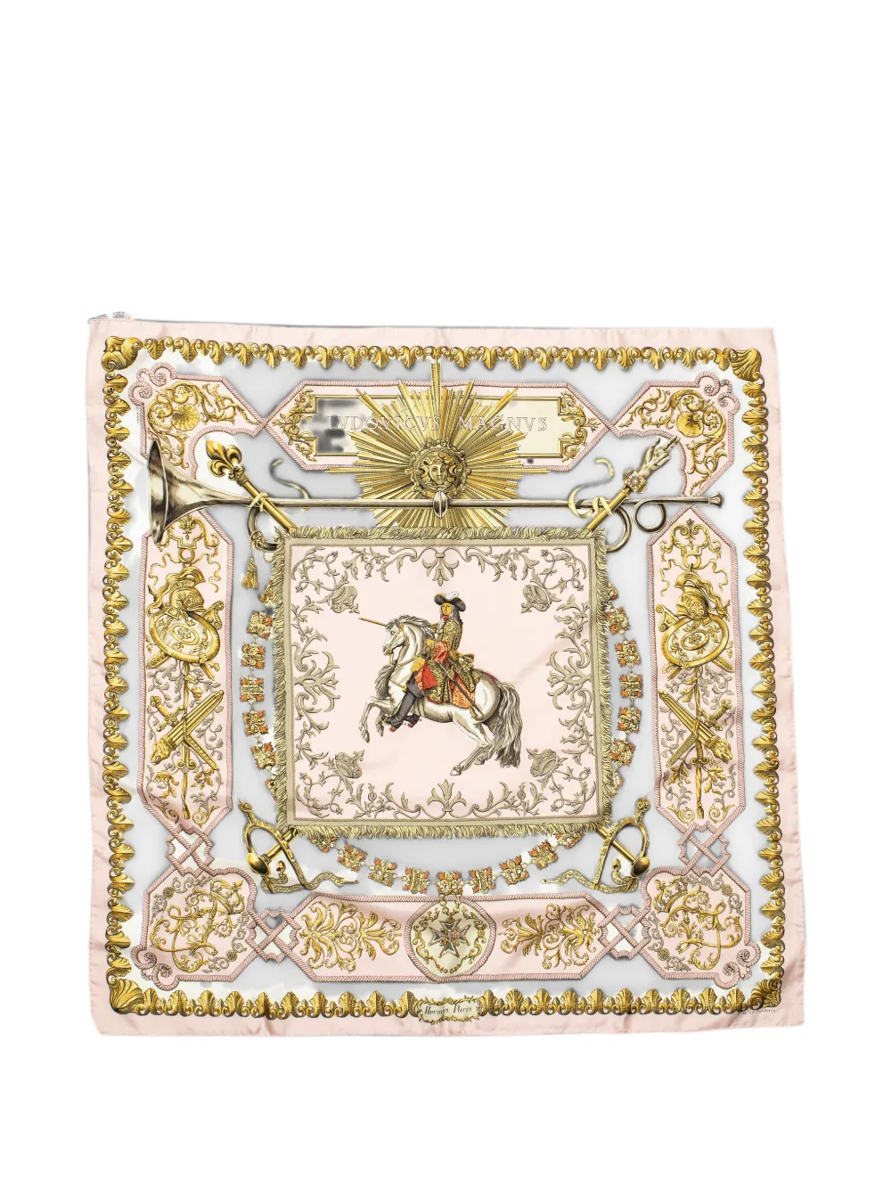 Hermès Pre-Owned Ludovicus Magnus scarf - Rosa