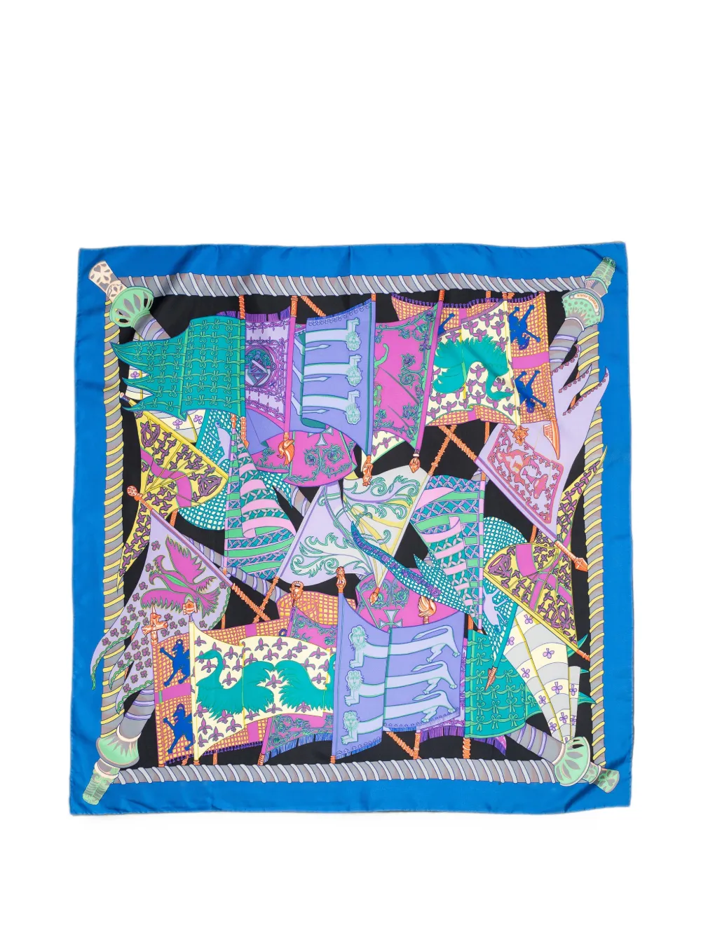 Hermès Pre-Owned Etendards scarf - Blau