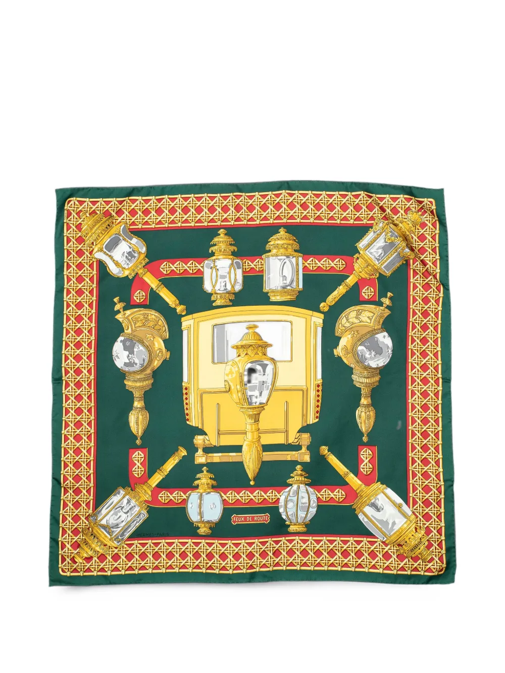 Hermès Pre-Owned Feux de Route scarf - Grün