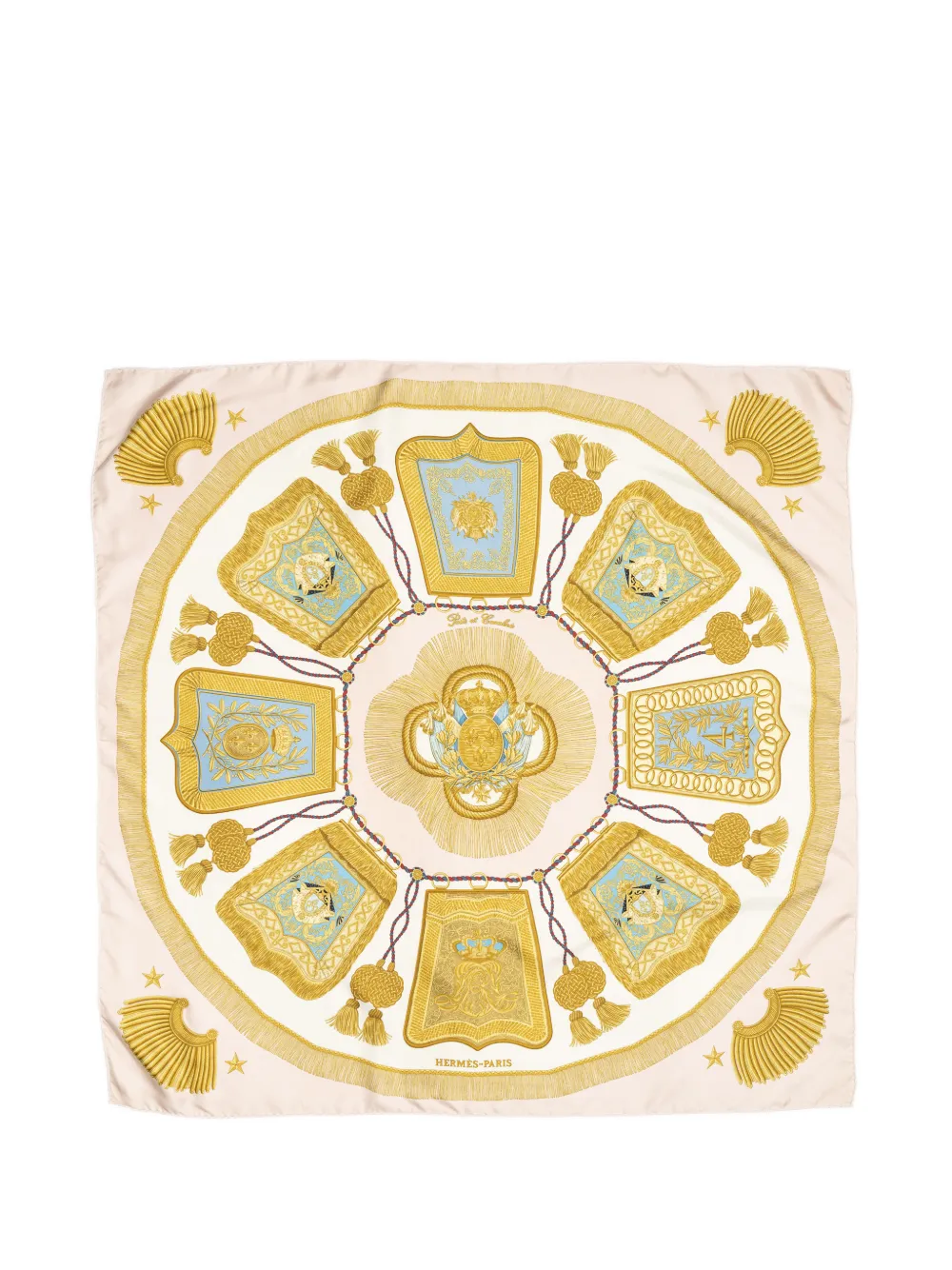 Hermès Pre-Owned Poste et Cavalerie scarf - Rosa