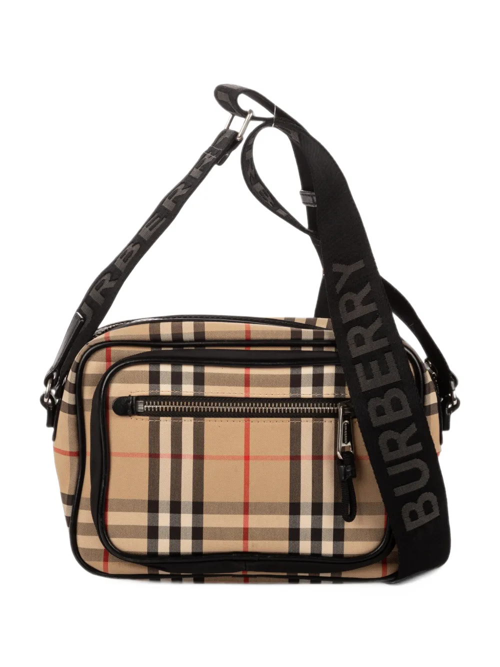 Burberry Pre-Owned front pocket crossbody bag - Nude