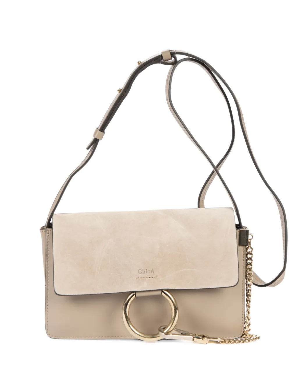 Chloé Pre-Owned small Faye shoulder bag - Grau