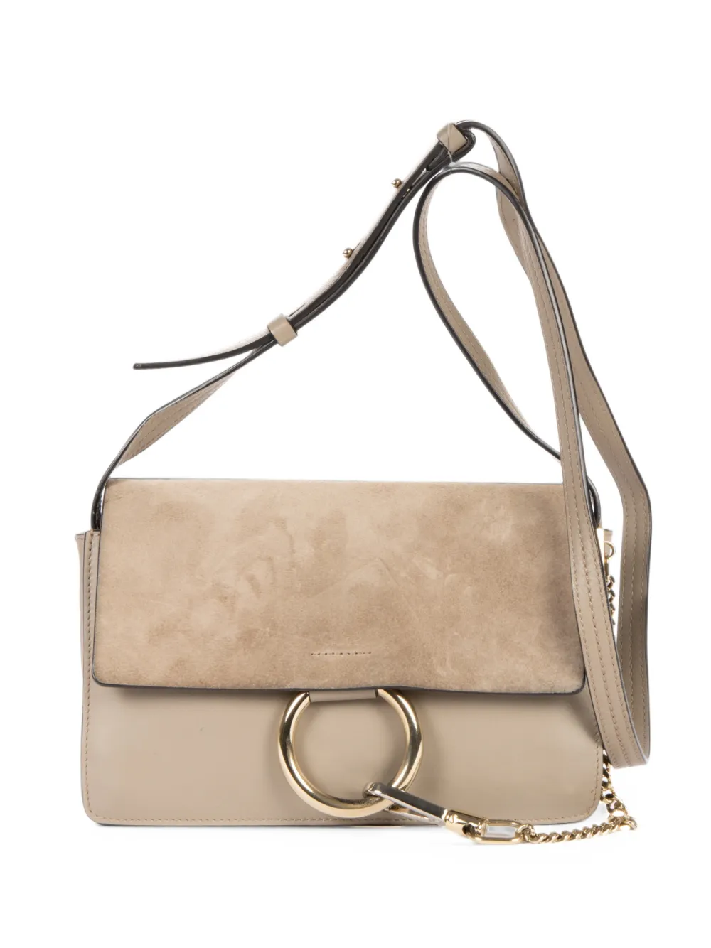 Chloé Pre-Owned small Faye shoulder bag - Nude