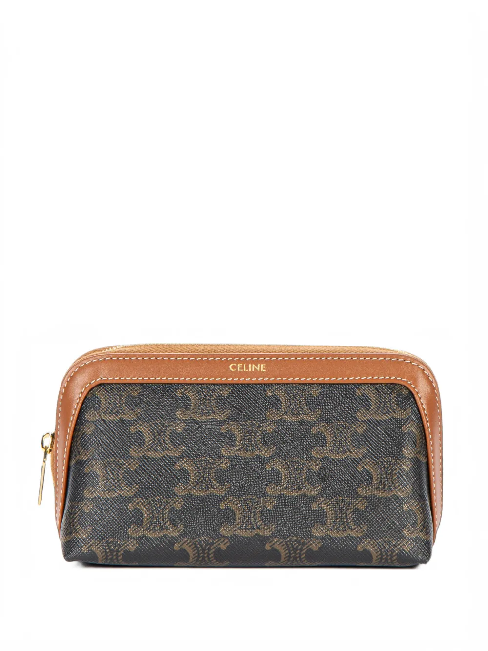 Celine Pre-Owned Triomphe make-up bag - Schwarz