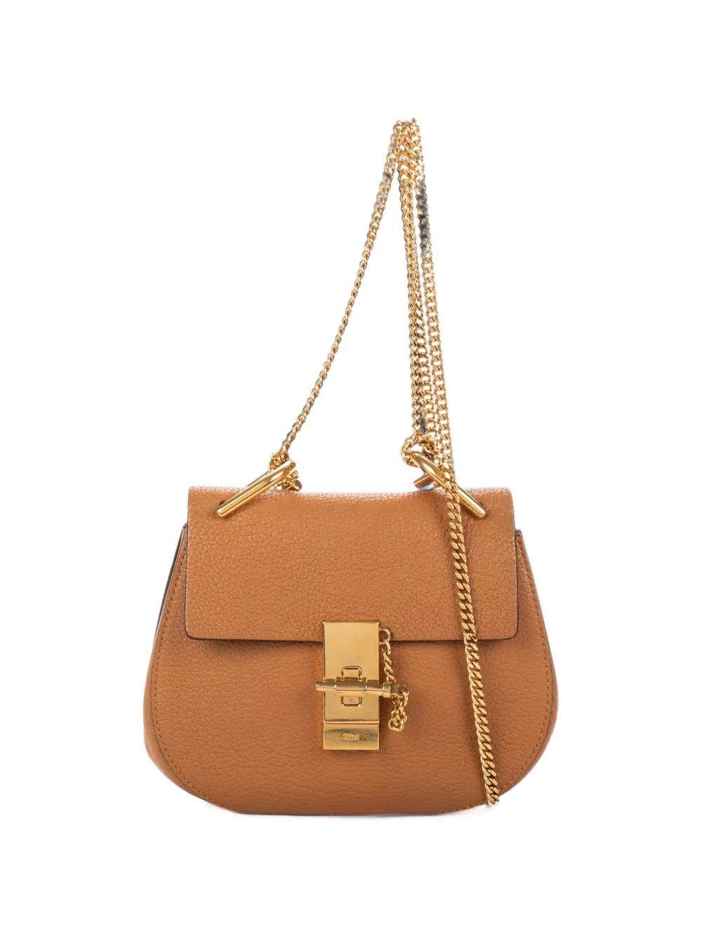 Chloé Pre-Owned mini Drew shoulder bag - Braun