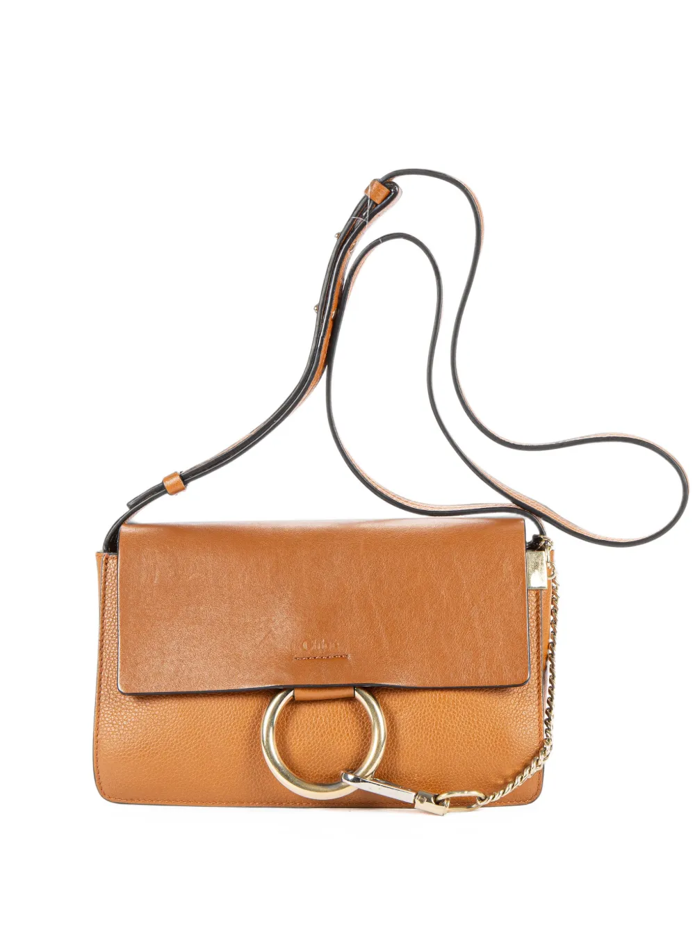 Chloé Pre-Owned small Faye shoulder bag - Braun