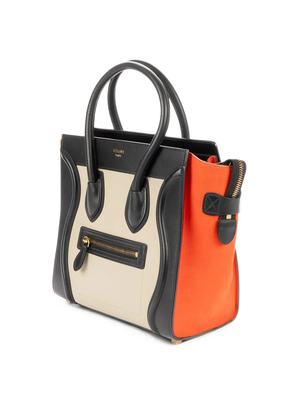 Celine Pre-Owned Micro Luggage tote bag in Black
