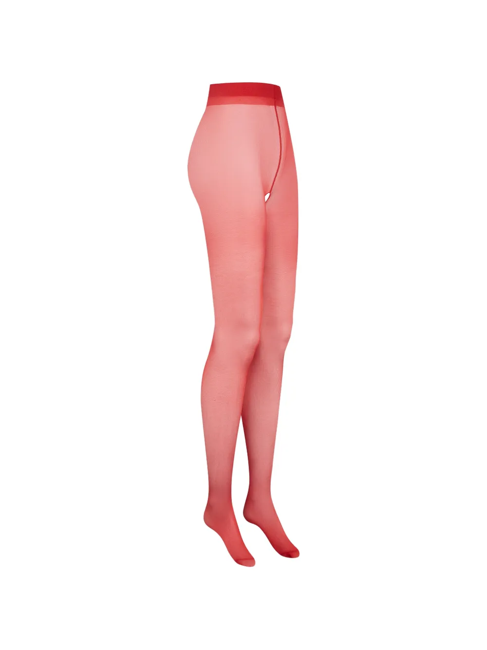 SCANDALE Panty met open kruis Rood