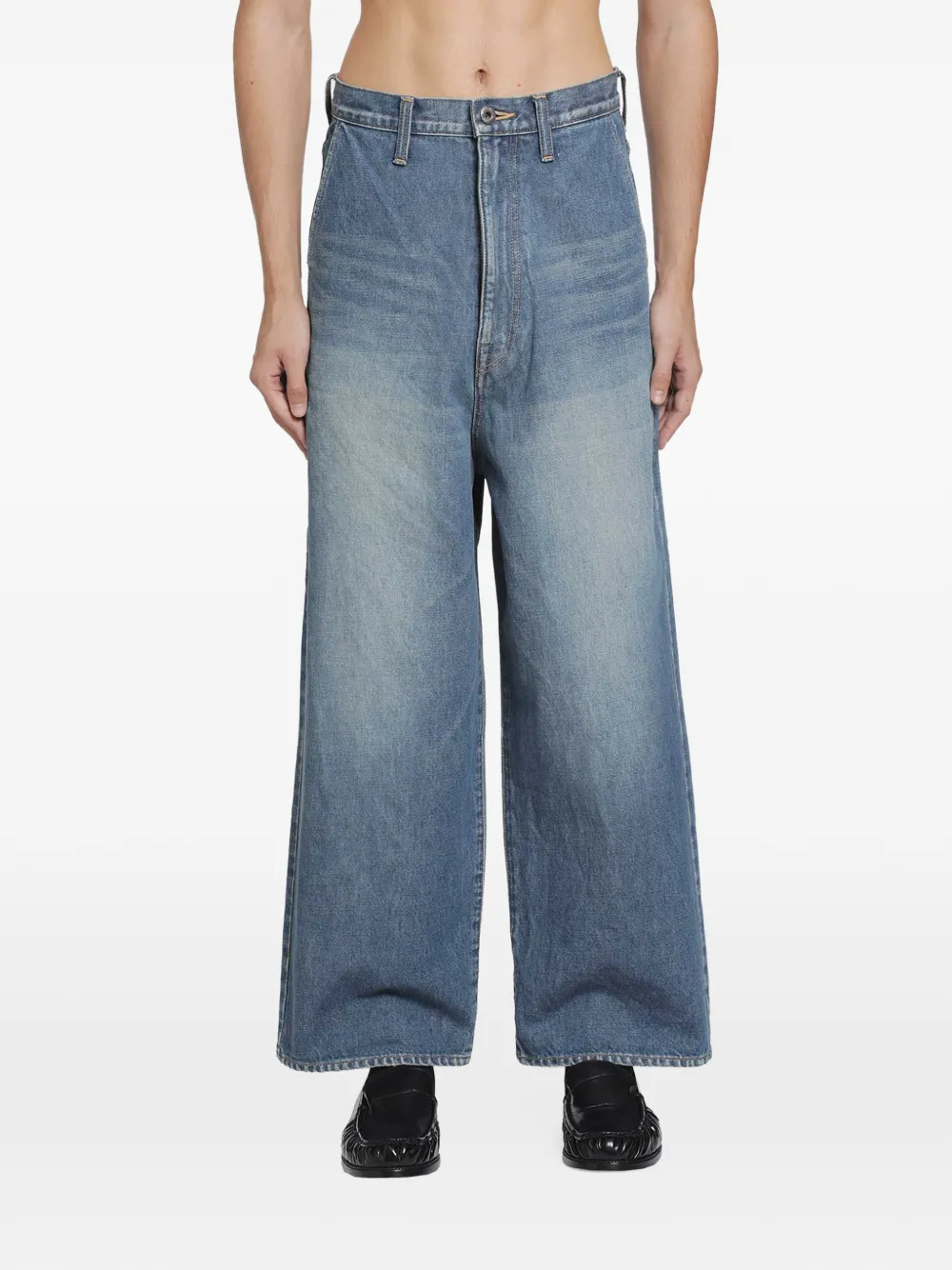 KAPITAL Port baggy jeans - Blu