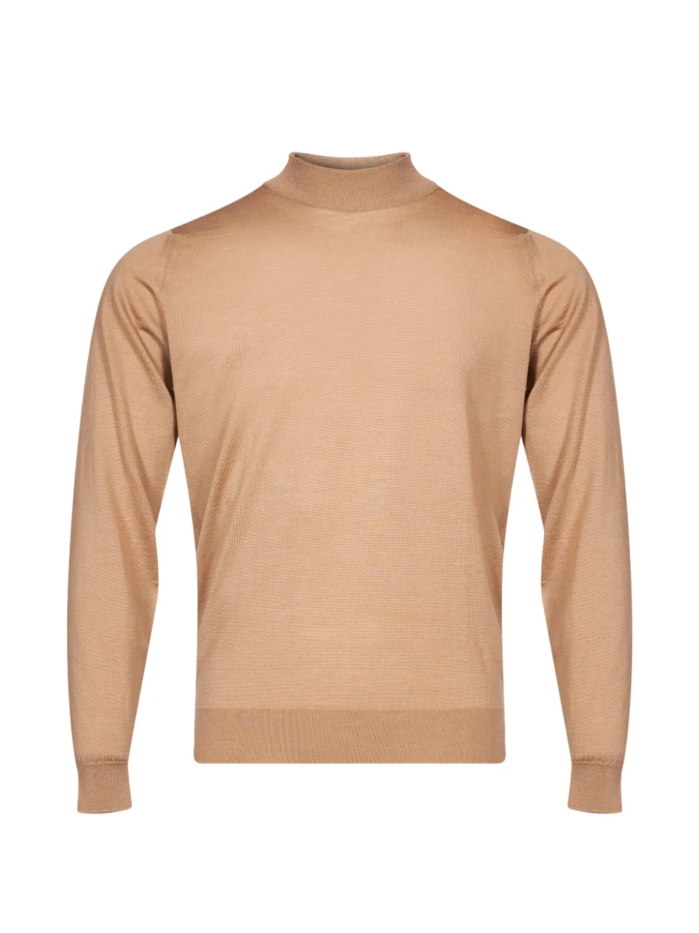 John Smedley Harcourt mock-neck sweater Beige
