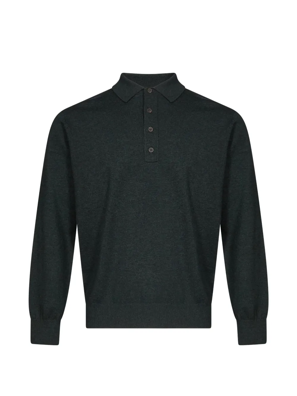 Kangra Poloshirt met lange mouwen Groen