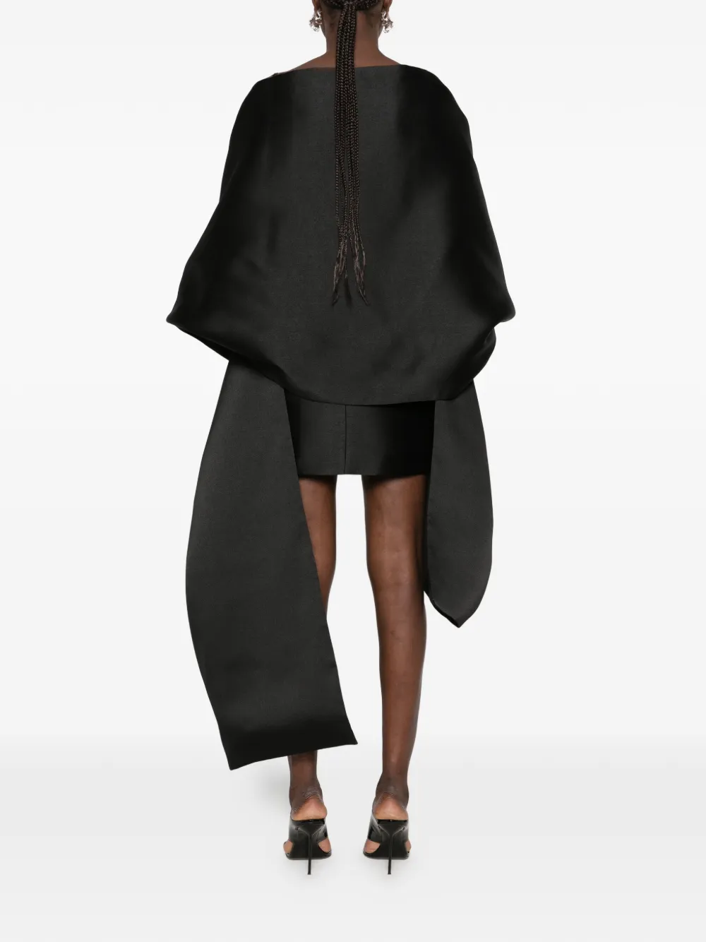 Solace London Bessette mini dress Zwart