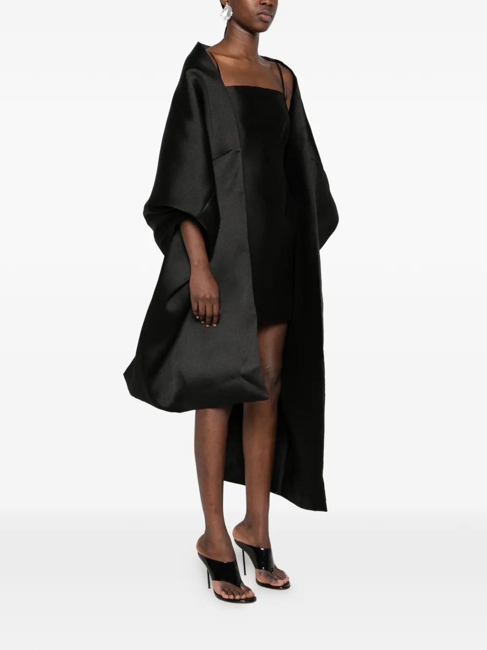 Solace London Bessette mini dress Zwart