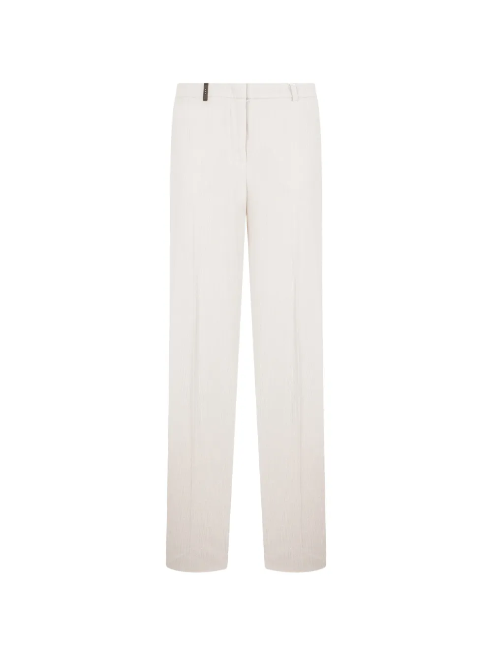 Peserico pressed-crease tailored trousers Beige