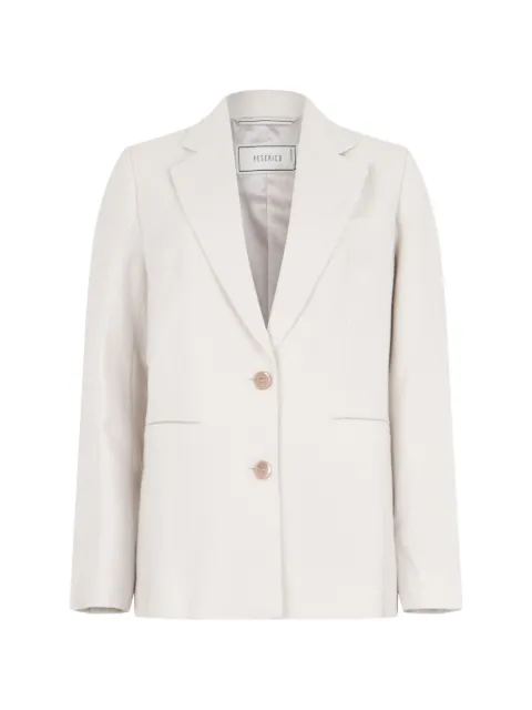 Peserico pinstriped single-breasted blazer