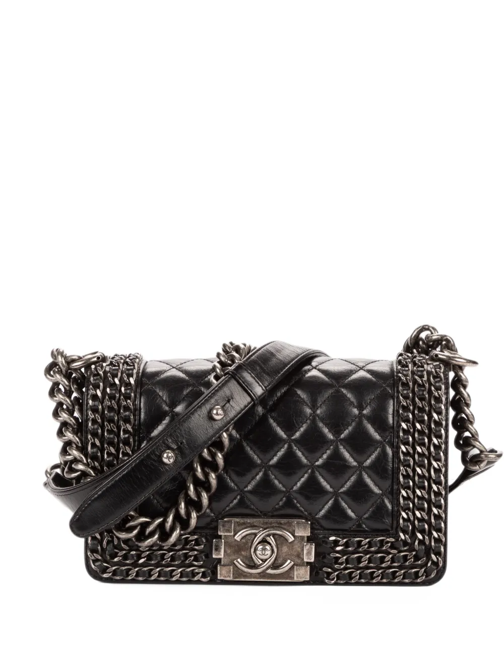 CHANEL Pre-Owned Boy flap shoulder bag - Schwarz