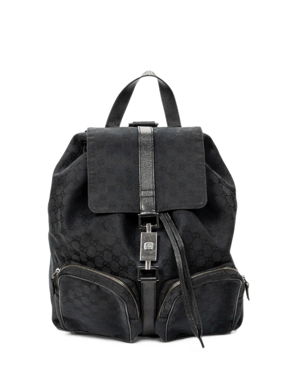 Gucci Pre-Owned large Jackie drawstring backpack - Schwarz