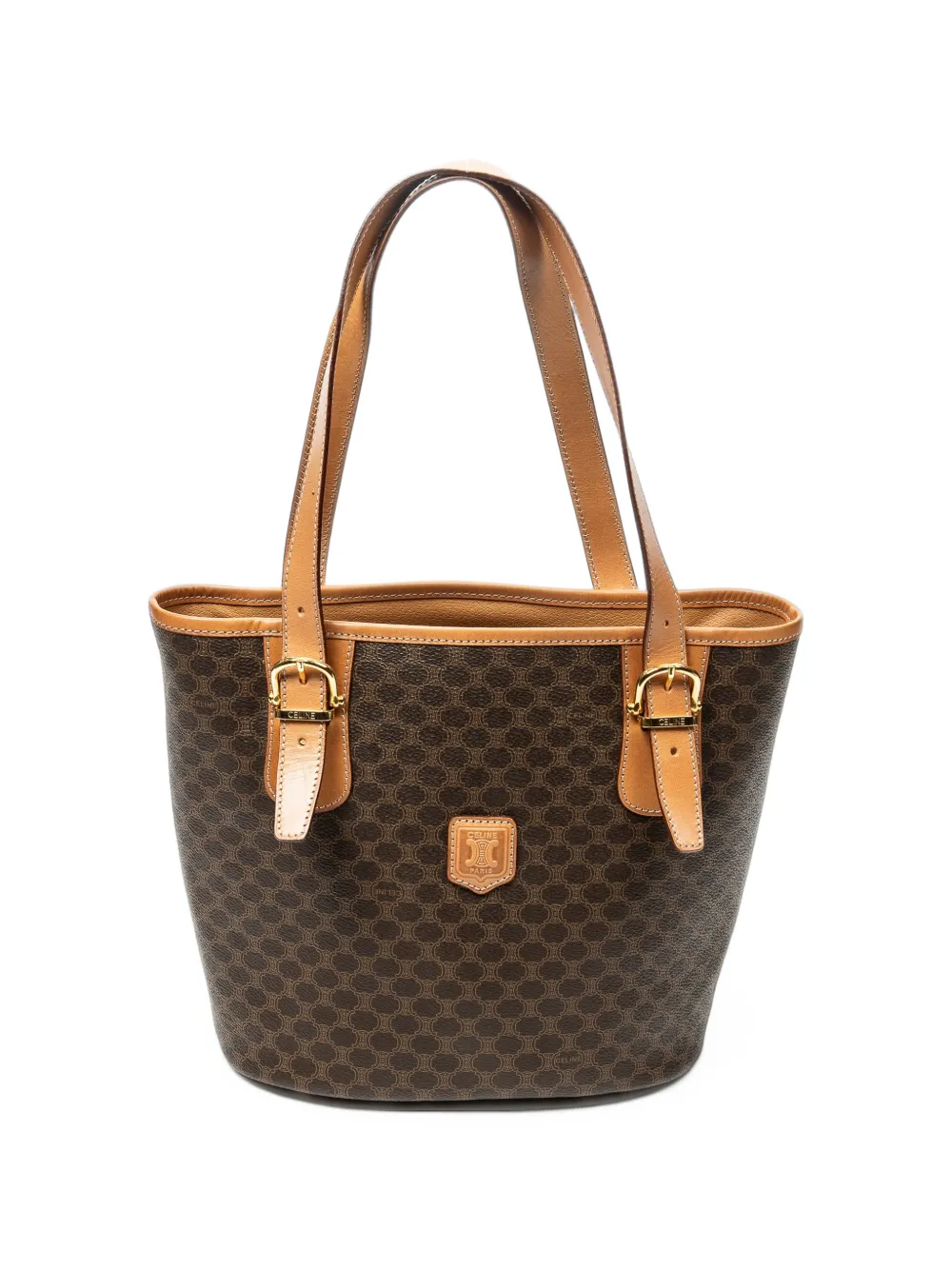 Celine Pre-Owned Macadam Bucket tote bag - Brown