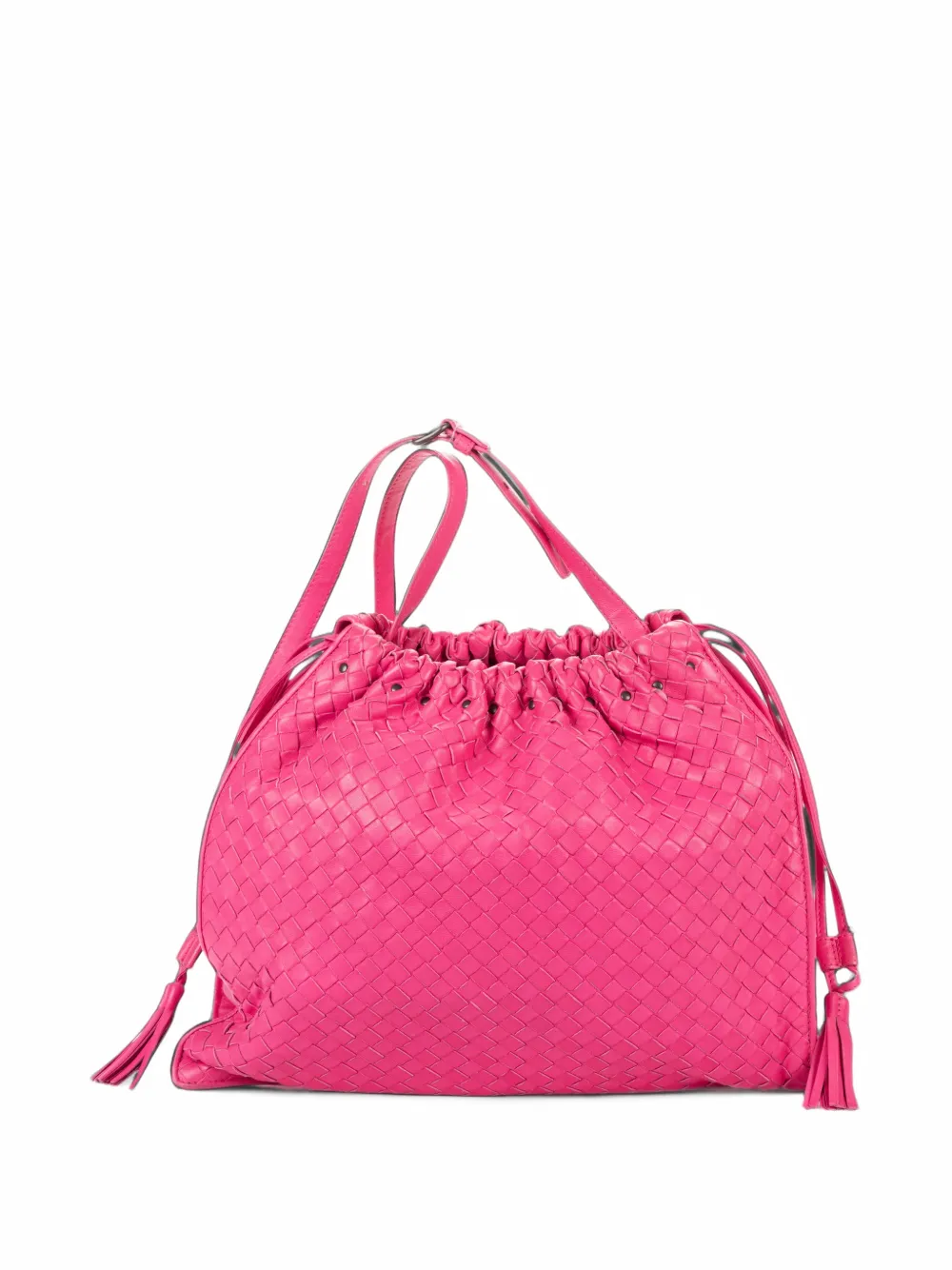 Bottega Veneta Pre-Owned Intrecciato shoulder bag - Pink