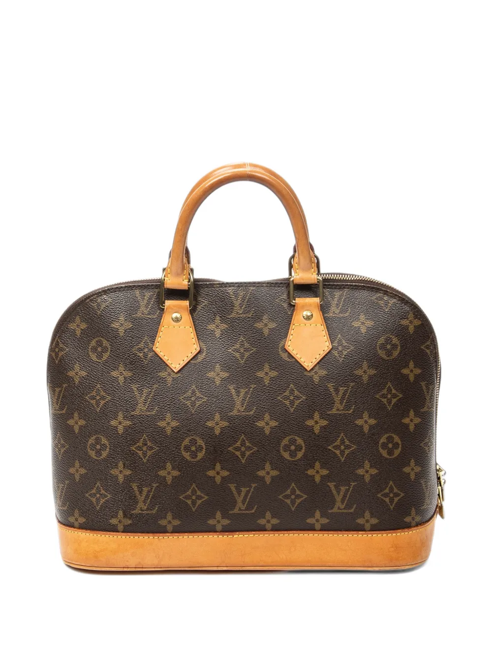 Louis Vuitton Pre-Owned Alma PM zip-fastening tote bag - Marrone