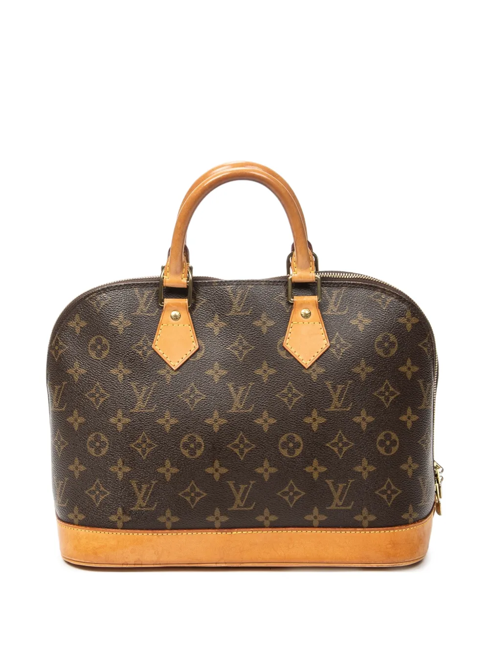 Louis Vuitton Pre-Owned Alma PM zip-fastening tote bag - Brown