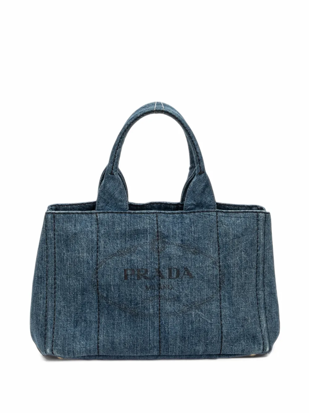 Prada Pre-Owned Medium Canapa tote bag - Blu