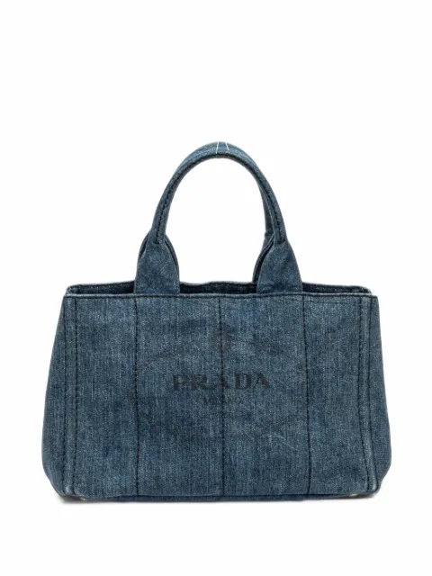 Prada Pre-Owned bolso shopper Canapa mediano
