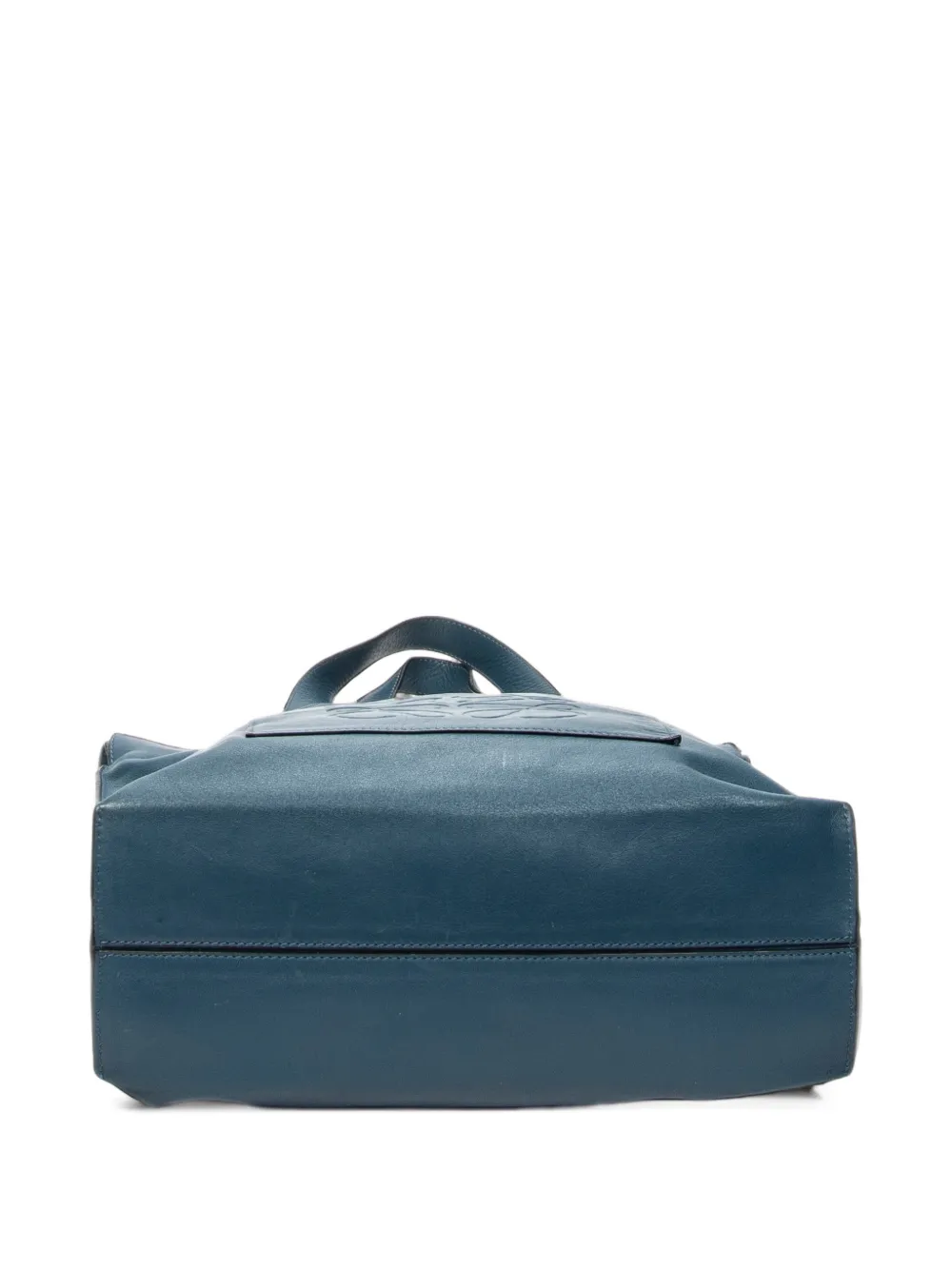 Loewe Pre-Owned Anagram leather tote bag - Blau