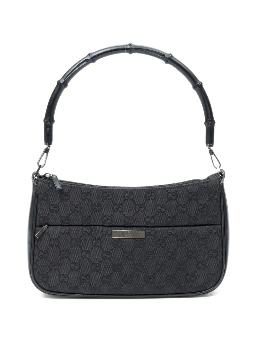 Gucci Pre-Owned Bamboo Monogram tote bag - Noir