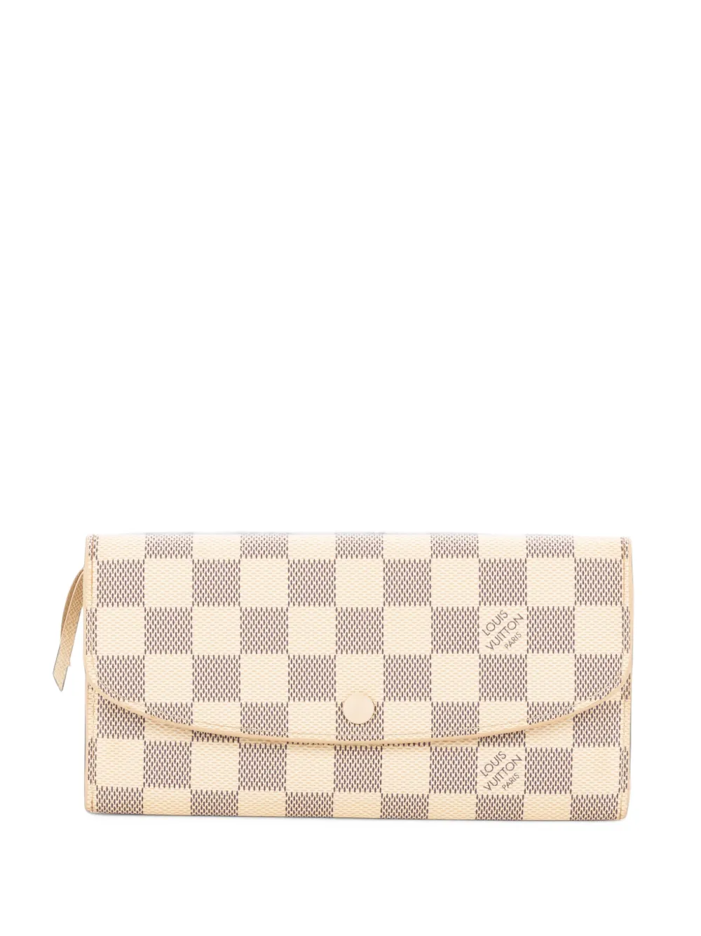 Louis Vuitton Pre-Owned Emilie Damier Azur wallet - Nude