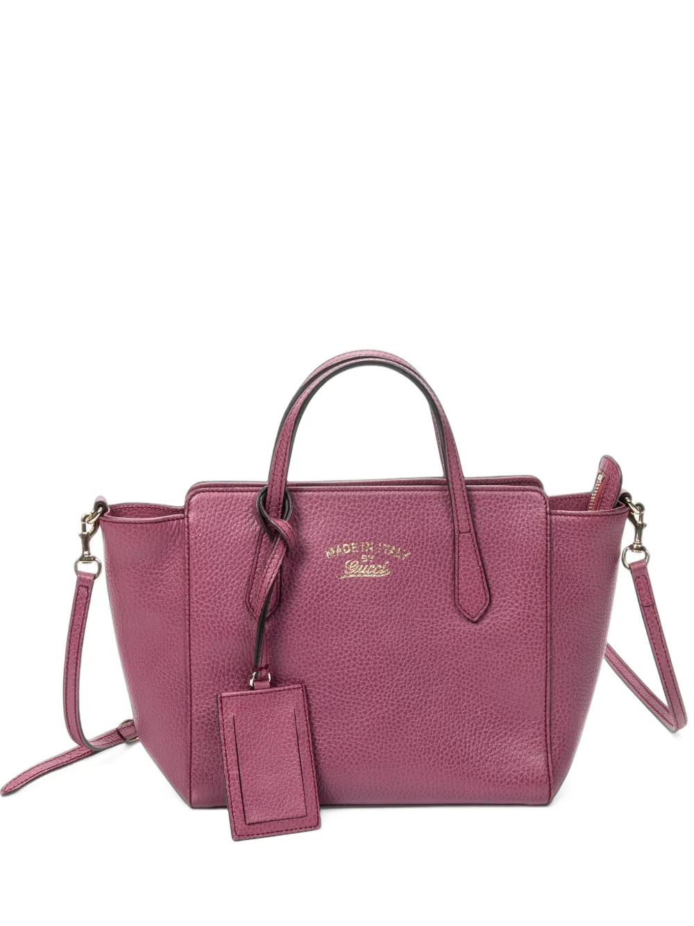 Gucci Pre-Owned Mini Swing leather tote bag - Rosa