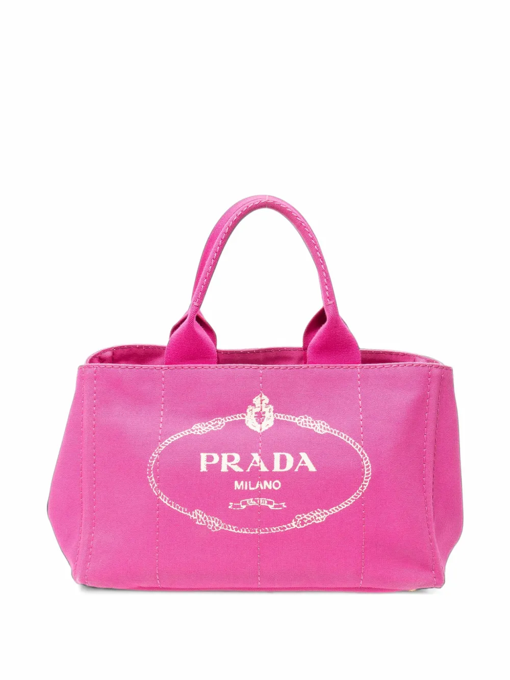 Prada Pre-Owned medium Canapa tote bag - Rosa