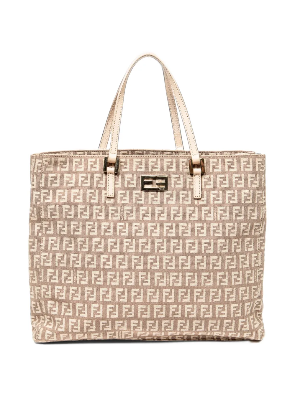 Fendi Pre-Owned small Zucchino Canvas shopping tote bag - Brown
