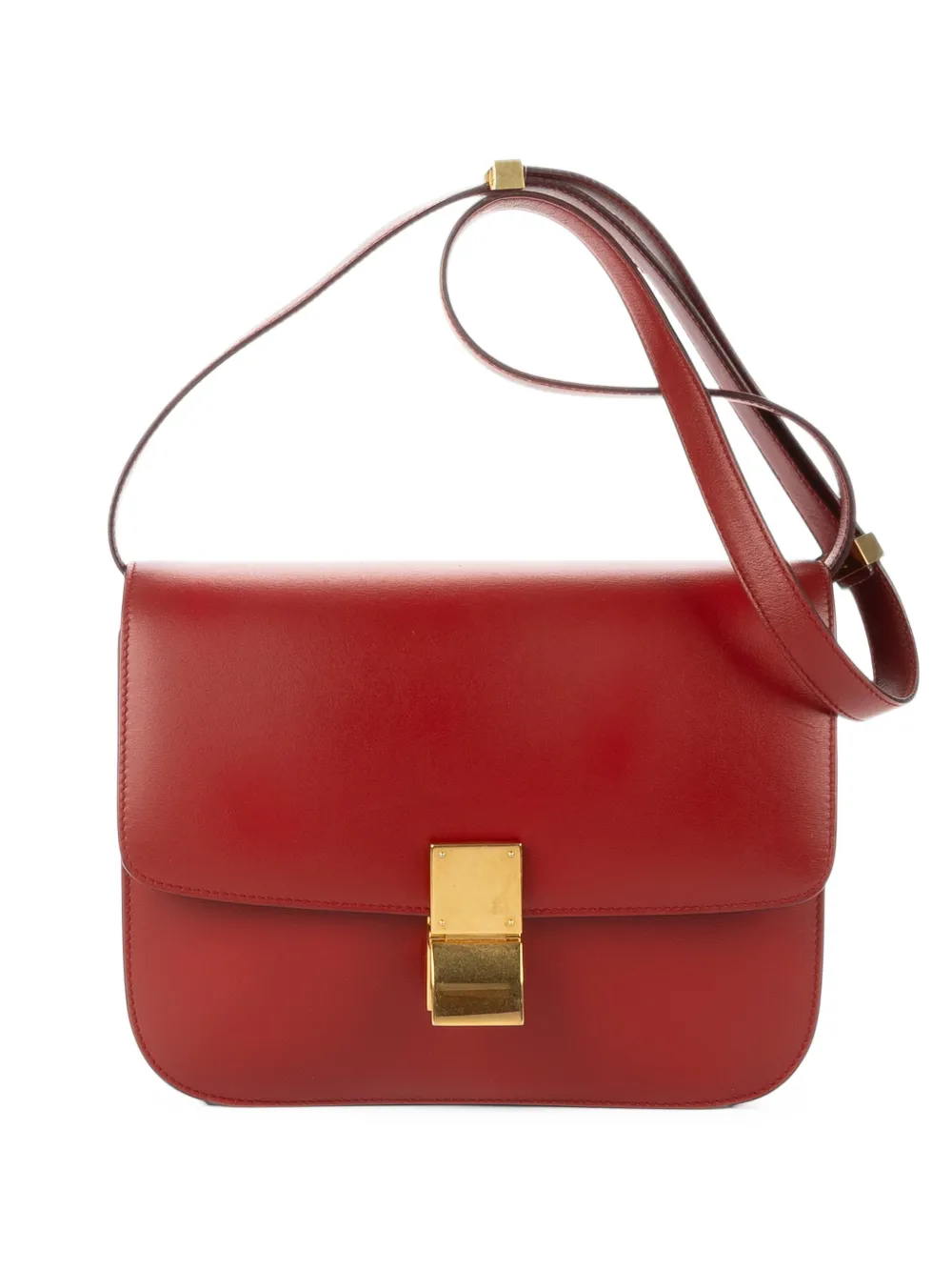 Celine Pre-Owned medium Classic Box shoulder bag - Rosso