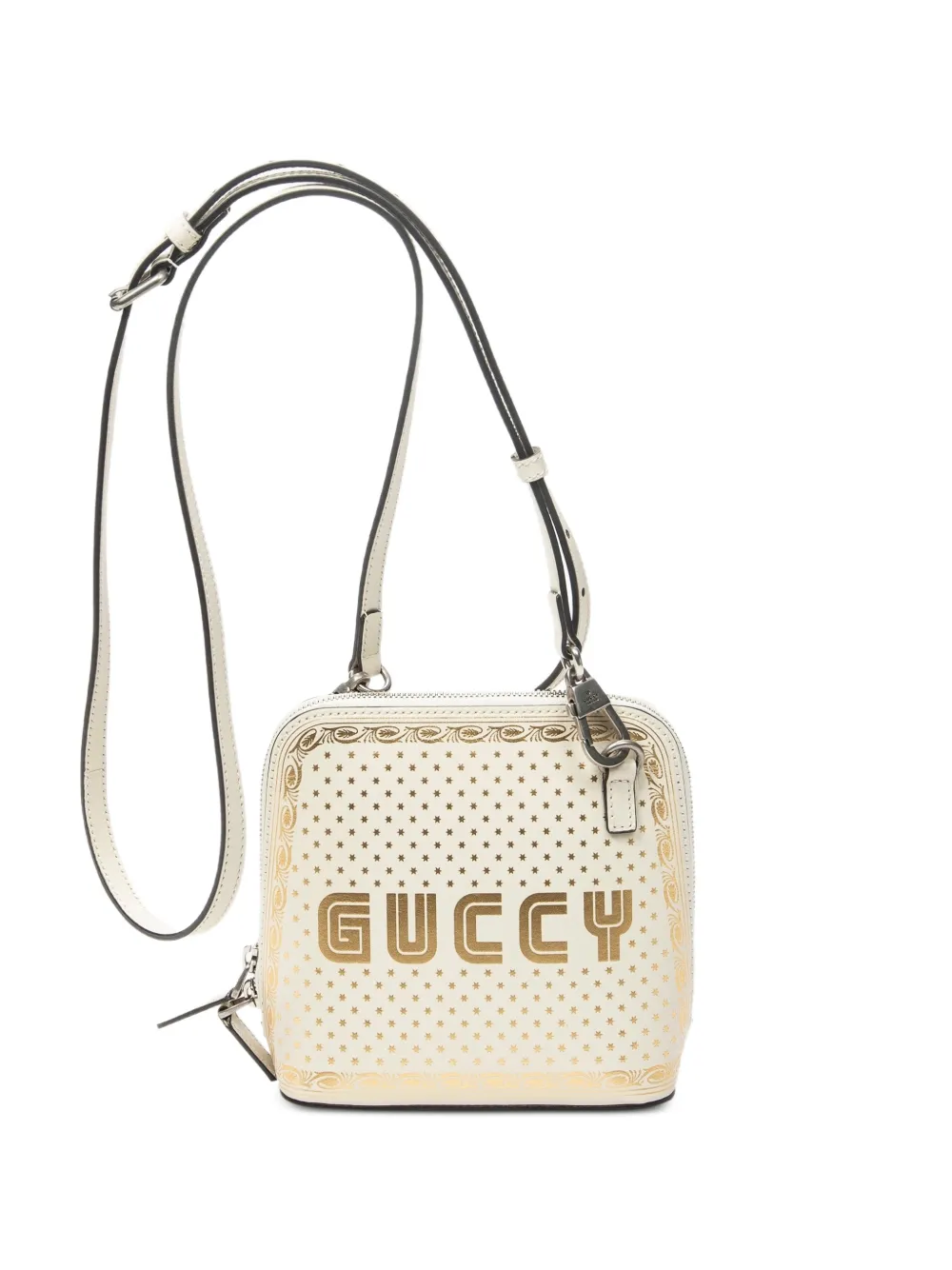 Gucci Pre-Owned Guccy star-print shoulder mini bag - Toni neutri