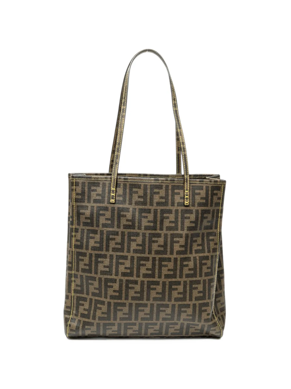 Fendi Pre-Owned Zucca beschichtete Tote Bag - Braun
