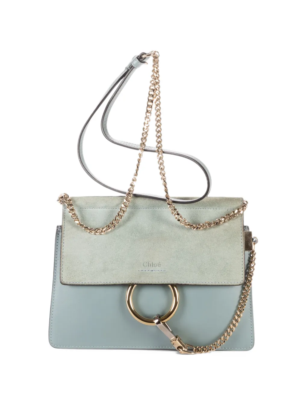Chloé Pre-Owned small Faye shoulder bag - Blau