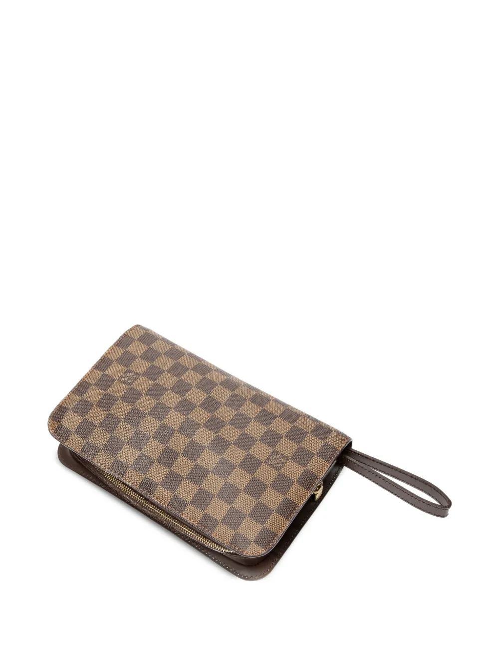 Louis Vuitton Pre-Owned Saint Louis zip-fastening clutch bag - Brown