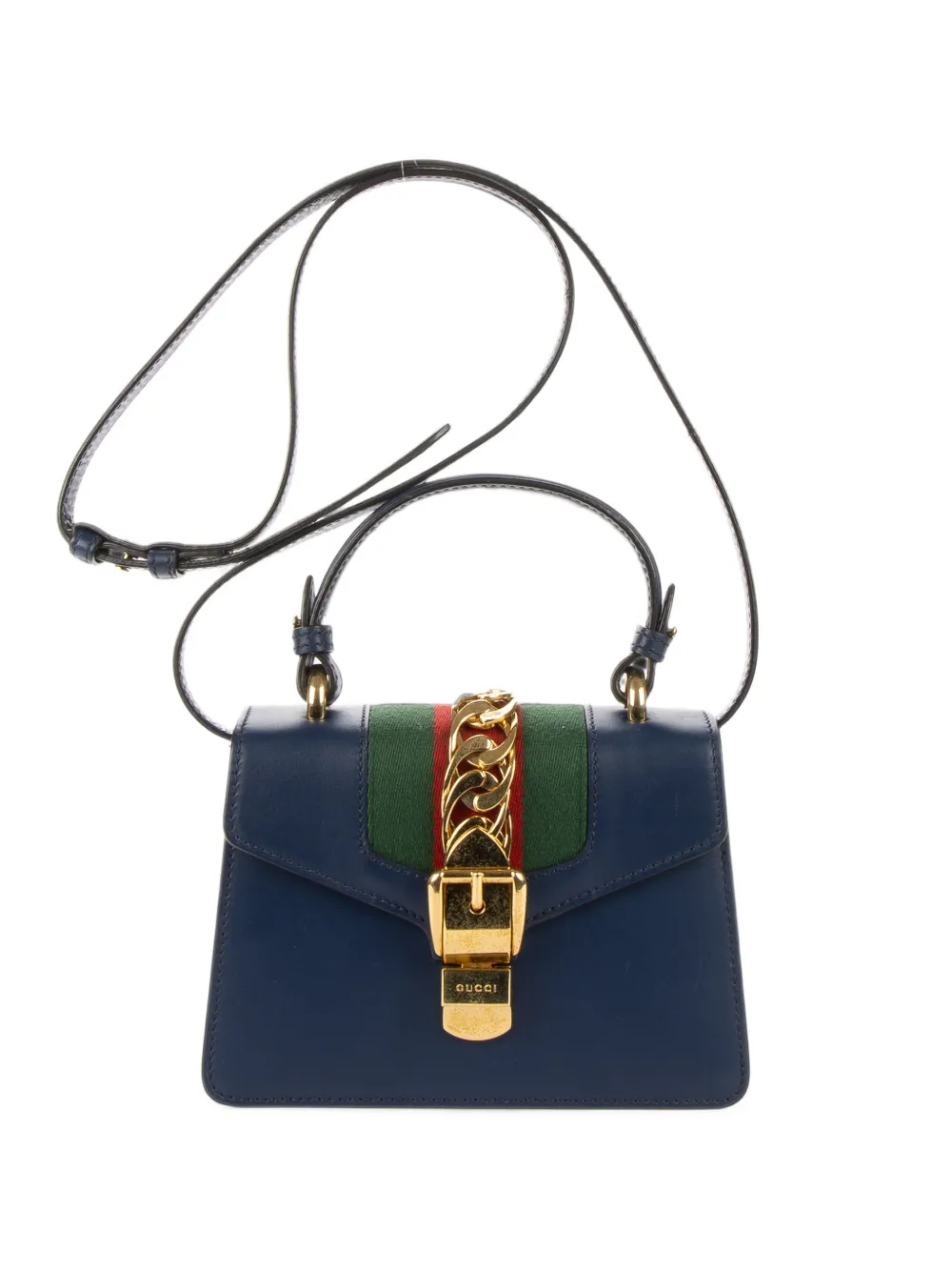 Gucci Pre-Owned Mini Sylvie Chain shoulder bag - Blau