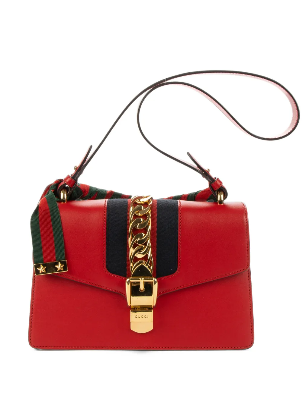 Gucci Pre-Owned small Sylvie Chain shoulder bag - Rot