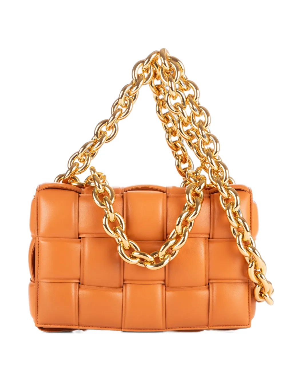 Bottega Veneta Pre-Owned Chain Cassette shoulder bag - Orange