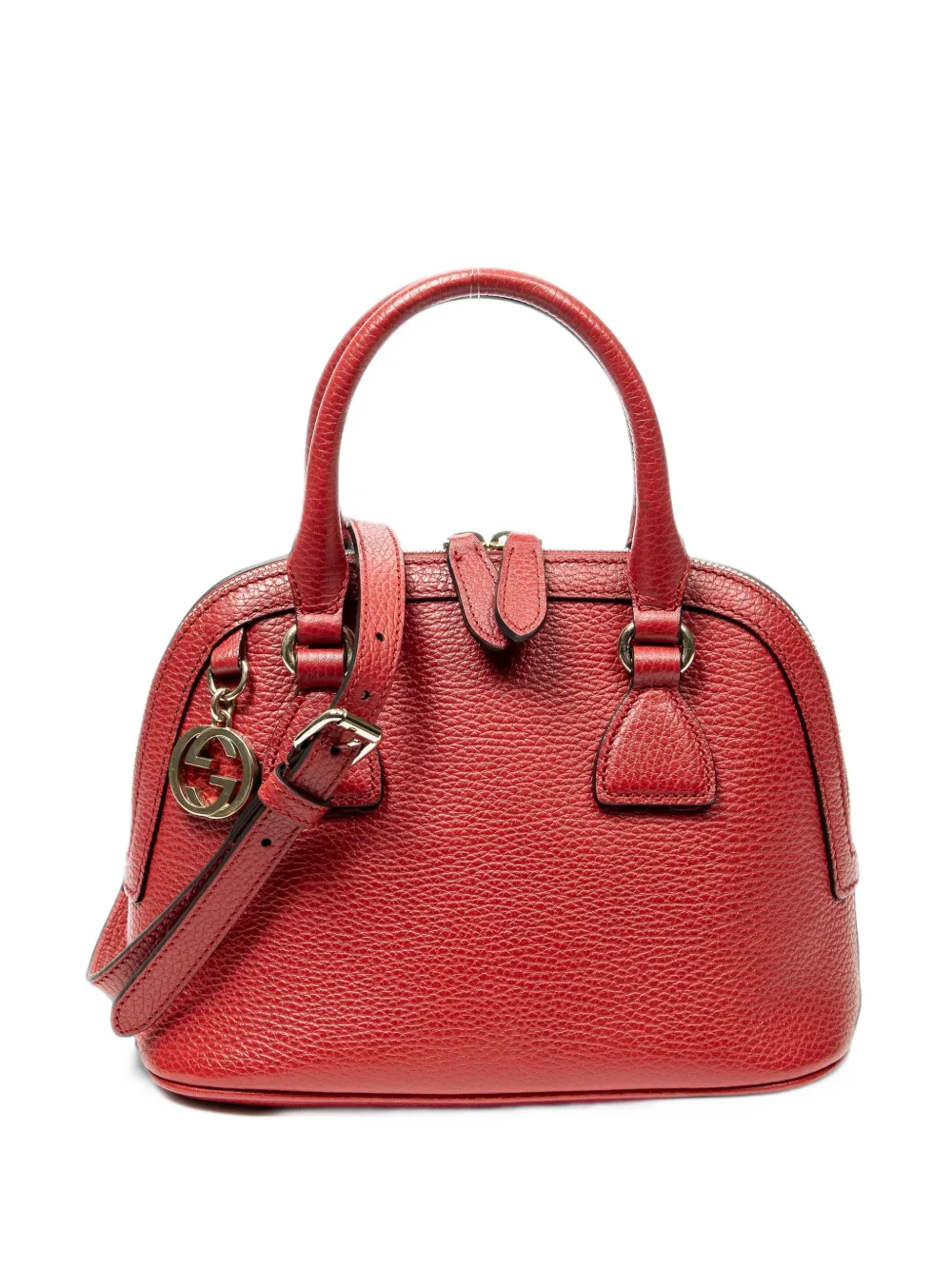 Gucci Pre-Owned Dollar GG charm dome tote bag - Rot