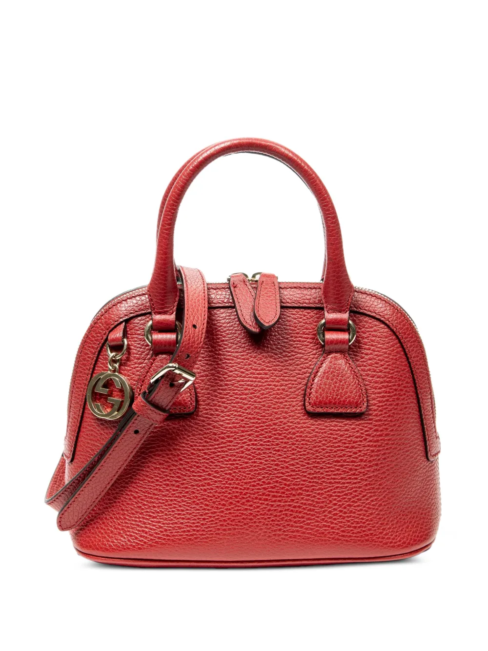 Gucci Pre-Owned Dollar GG charm dome tote bag - Rot