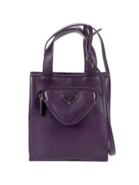 Prada Pre-Owned bolso shopper Triangle con bolsillo