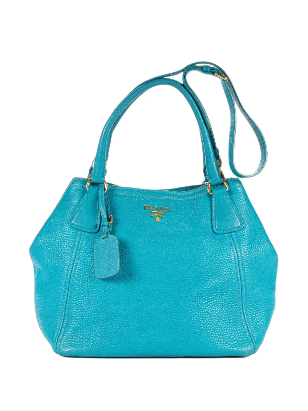 Prada Pre-Owned Vitello Daino Roll tote bag - Blu