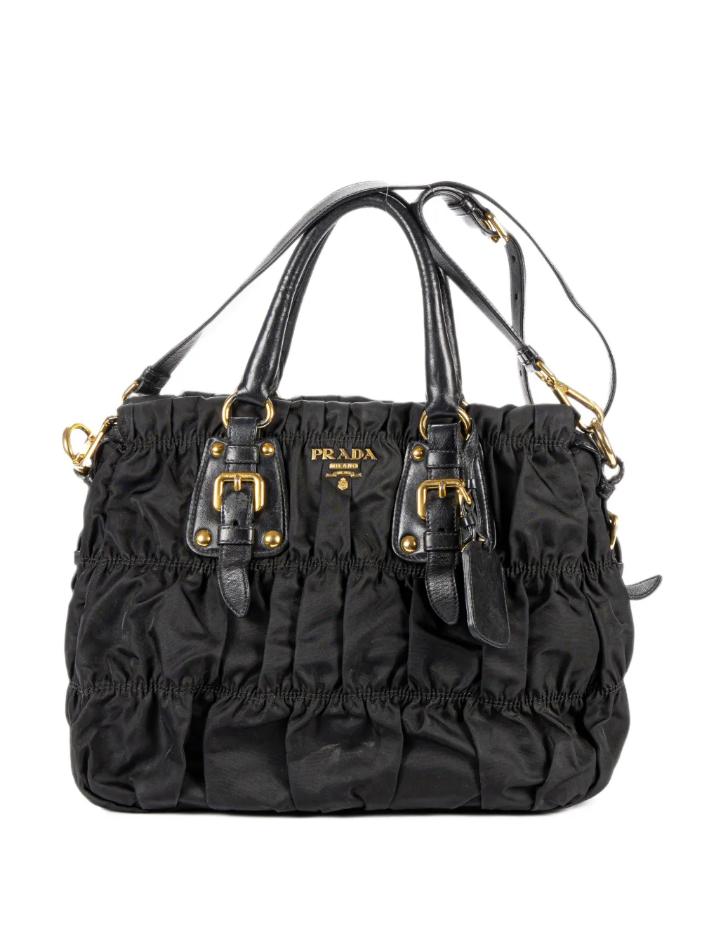 Prada Pre-Owned Tessuto Gaufre tote bag - Black