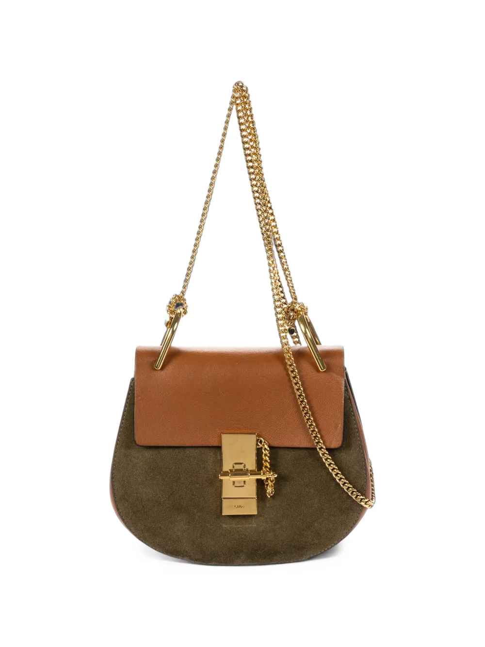 Chloé Pre-Owned mini Drew shoulder bag - Braun