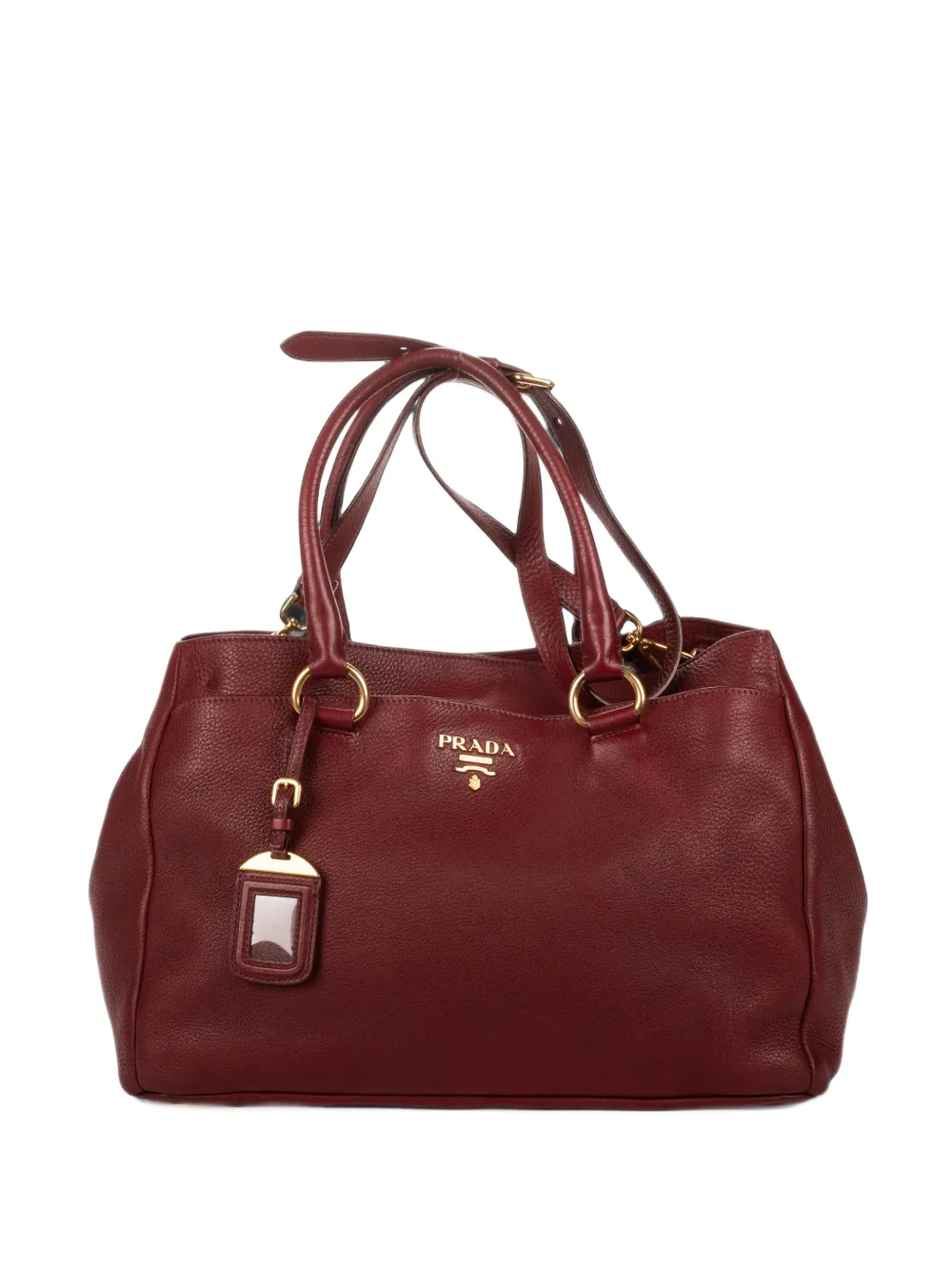 Prada Pre-Owned Vitello Daino tote bag - Rosso