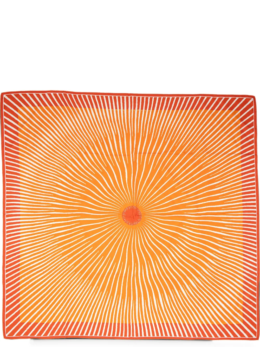 Hermès Pre-Owned Soleil scarf - Orange