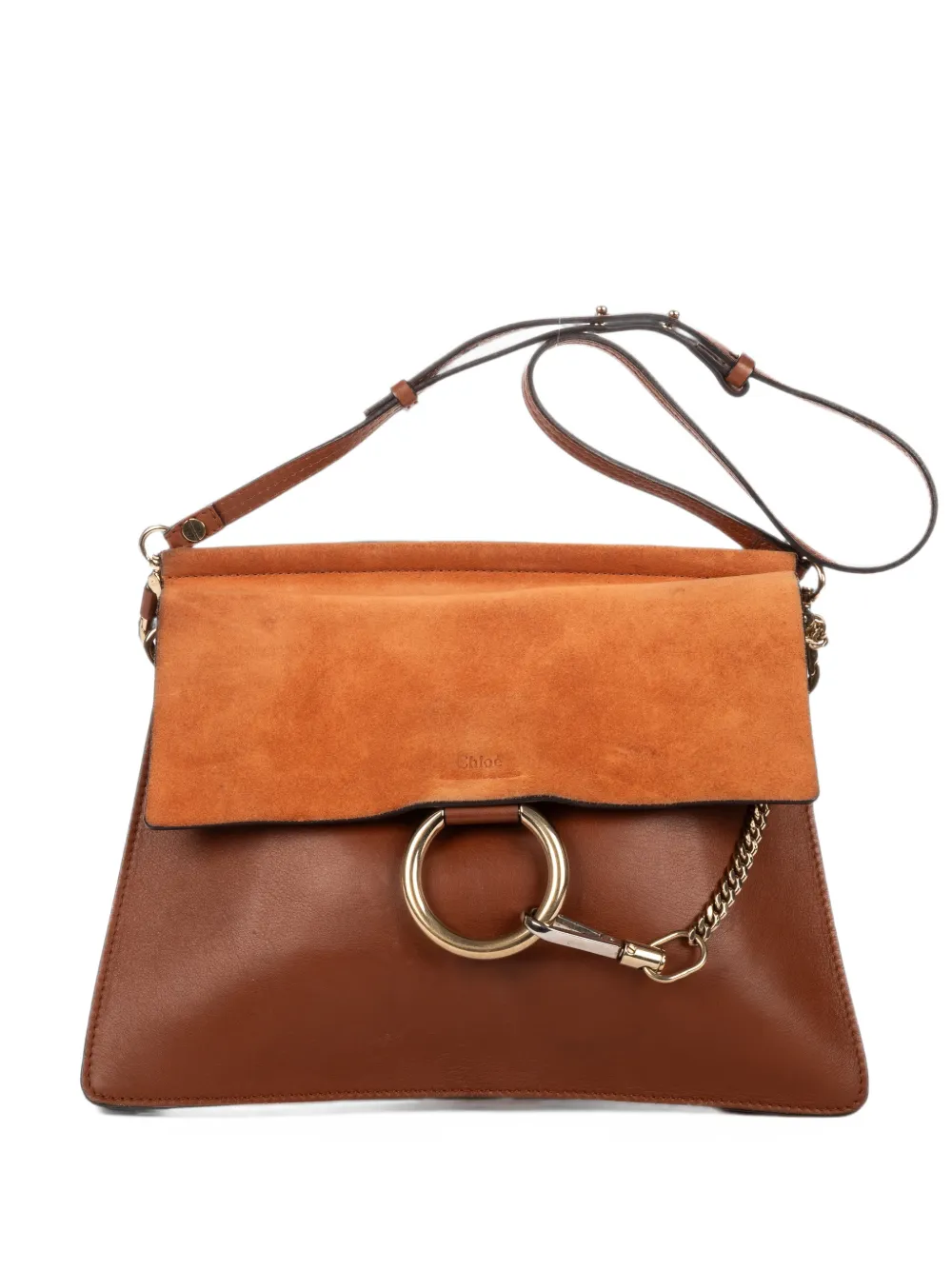 Chloé Pre-Owned medium Faye shoulder bag - Brown